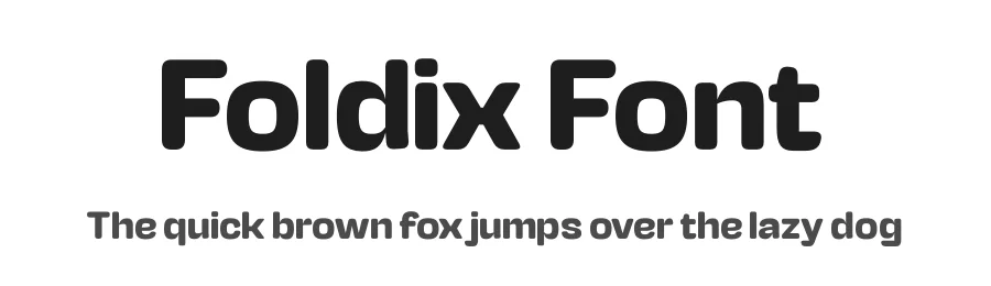 Foldix Font by timelesstype.co — Sans Serif Font