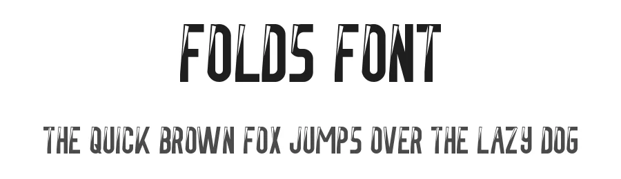 Folds Font by CalligraphyFonts.net — Display Font