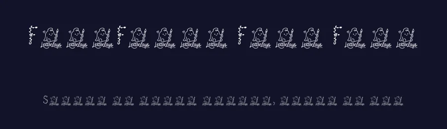 FolkFlora Free Font by Letterlays — Decorative Font — thumbnail 2