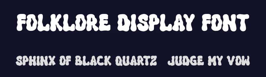 Folklore Display Font by Dharmas Studio — Decorative Font — thumbnail 2