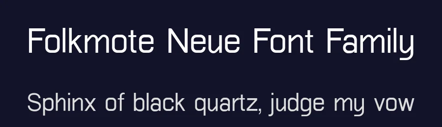 Folkmote Neue Font Family by UICreative — Decorative Font — thumbnail 2
