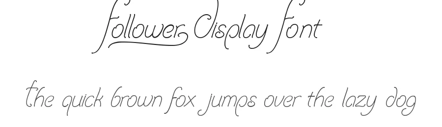Follower Display Font by vaiminit — Decorative Font