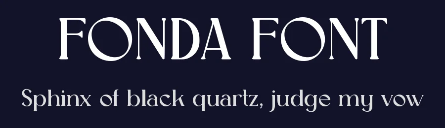 FONDA FONT by Rautan Studio — Display Font — thumbnail 2