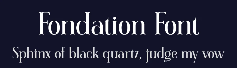 Fondation Font by Anto (7NTypes) — Display Font — thumbnail 2