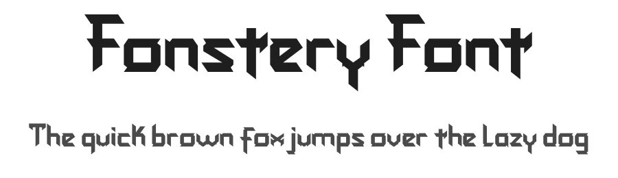 Fonstery Font by Anton septiawan — Display Font