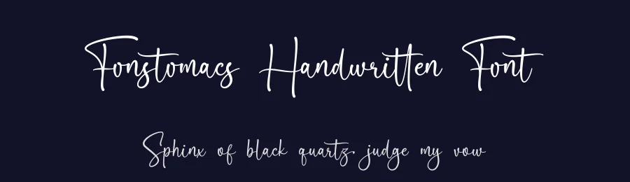 Fonstomacs Handwritten Font by Basnistudio — Script Handwritten Font — thumbnail 2