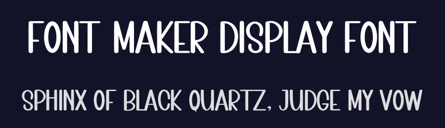 Font Maker Display Font by inermediaSTUDIO — Display Font — thumbnail 2