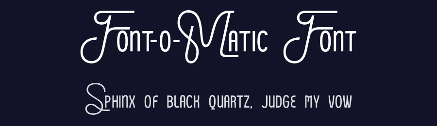 Font-o-Matic Font by Surplus Type Co — Sans Serif Font — thumbnail 2