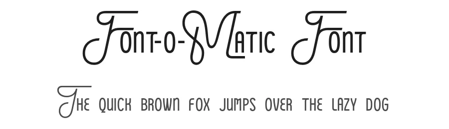 Font-o-Matic Font by Surplus Type Co — Sans Serif Font
