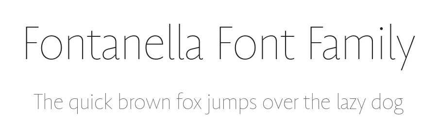 Fontanella Font Family by Latinotype — Sans Serif Font