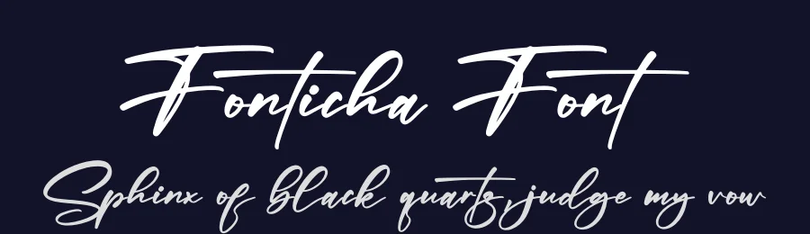 Fonticha Font by letternity — Script Handwritten Font — thumbnail 2