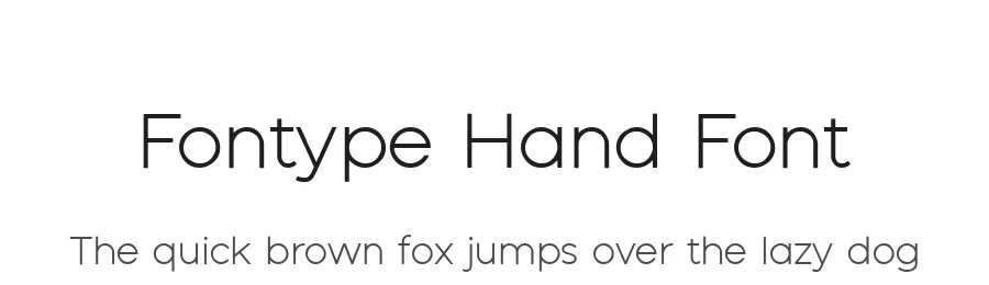 Fontype Hand Font by Ridwan Fadilah — Sans Serif Font