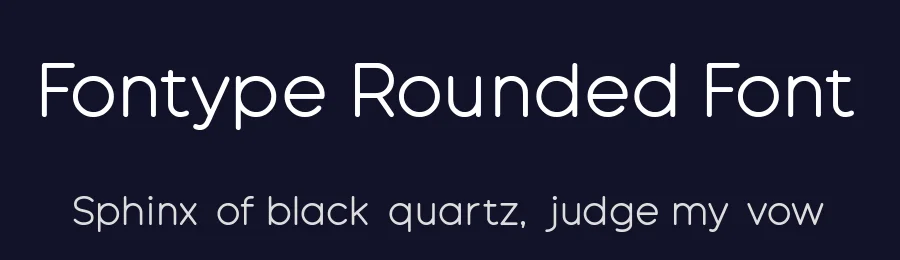 Fontype Rounded Font by Ridwan Fadilah — Sans Serif Font — thumbnail 2