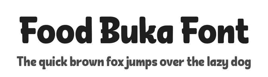 Food Buka Font by productype — Decorative Font