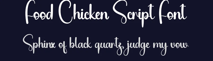 Food Chicken Script Font by andikastudio — Script Handwritten Font — thumbnail 2