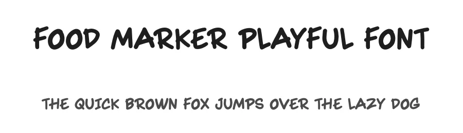 Food Marker Playful Font by illushvara — Display Font