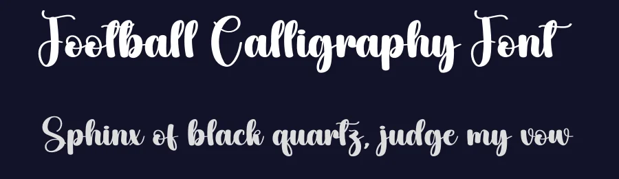 Football Calligraphy Font by andikastudio — Script Handwritten Font — thumbnail 2
