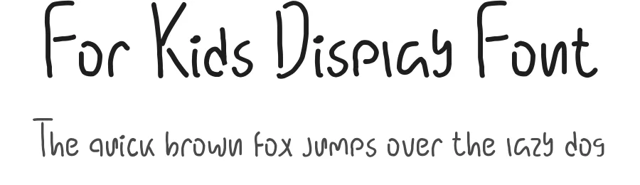 For Kids Display Font by edricstudio — Decorative Font