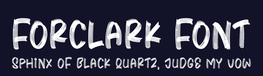 Forclark Font by letterfabric — Script Handwritten Font — thumbnail 2