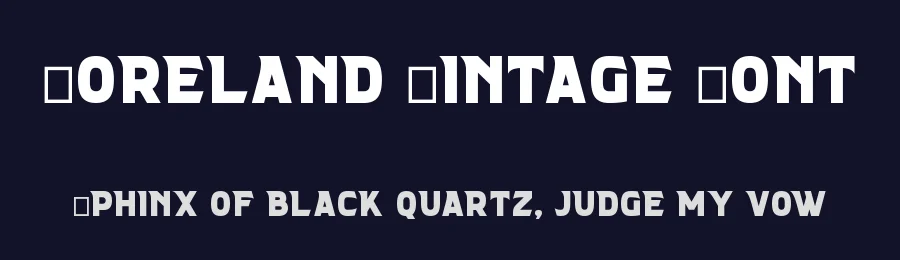 Foreland Vintage Font by andika fez — Display Font — thumbnail 2