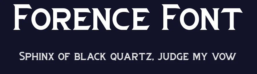 Forence Font by SlideShoot — Serif Font — thumbnail 2