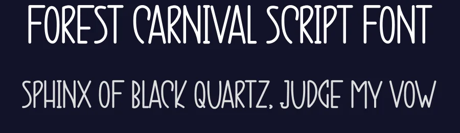 Forest Carnival Script Font by inermediaSTUDIO — Display Font — thumbnail 2