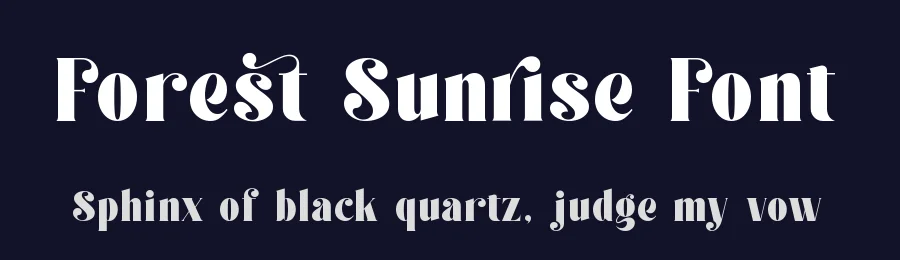 Forest Sunrise Font by timelesstype.co — Serif Font — thumbnail 2