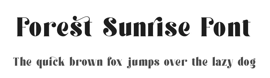 Forest Sunrise Font by timelesstype.co — Serif Font