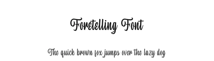Foretelling Font by Letterhend — Script Handwritten Font