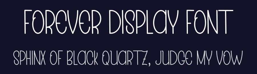 Forever Display Font by inermediaSTUDIO — Display Font — thumbnail 2