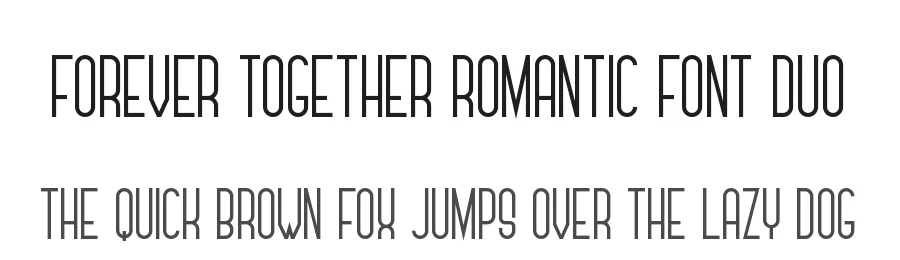 Forever Together Romantic Font Duo by figuree studio — Sans Serif Font