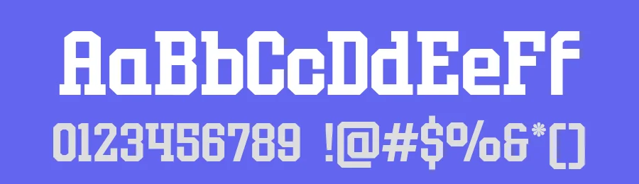 Forge Block Font by Ardyana types — Display Font — thumbnail 3