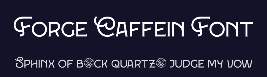 Forge Caffein Font by Tirtacraft — Decorative Font — thumbnail 2