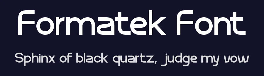 Formatek Font by Muksal Creative — Sans Serif Font — thumbnail 2