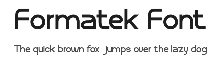 Formatek Font by Muksal Creative — Sans Serif Font