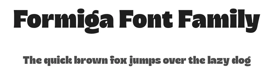 Formiga Font Family by TipoType — Display Font