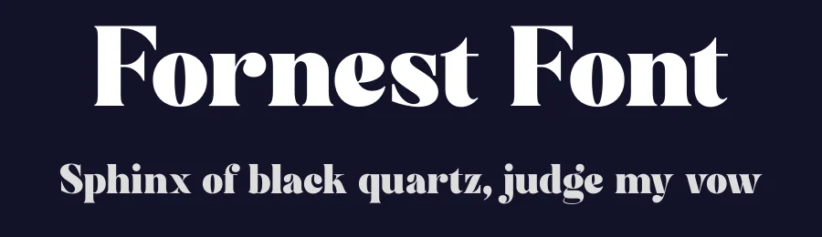 Fornest Font by Rantautype — Serif Font — thumbnail 2