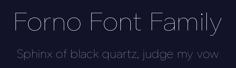 Forno Font Family by Adrien Midzic — Decorative Font — thumbnail 2
