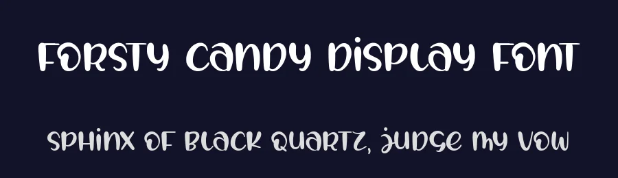 FORSTY CANDY Display Font by balpirick — Script Handwritten Font — thumbnail 2