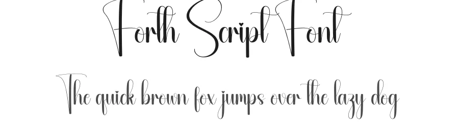 Forth Script Font by andikastudio — Script Handwritten Font