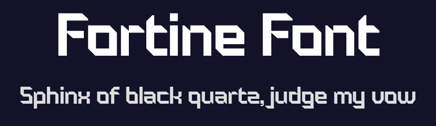 Fortine Font by Rantautype — Display Font — thumbnail 2
