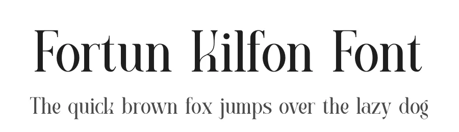 Fortun Kilfon Font by Denustudios — Serif Font