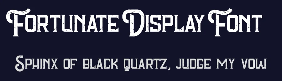 Fortunate Display Font by StringLabs — Display Font — thumbnail 2