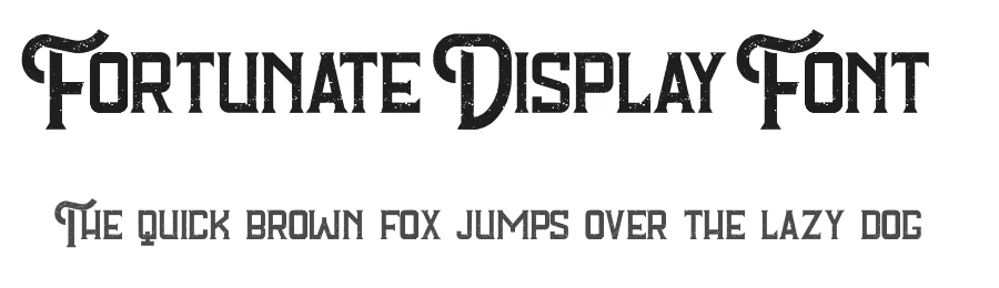 Fortunate Display Font by StringLabs — Display Font