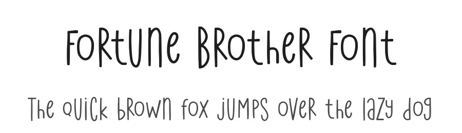 Fortune Brother Font by Timur type — Script Handwritten Font