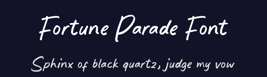 Fortune Parade Font by Timur type — Script Handwritten Font — thumbnail 2