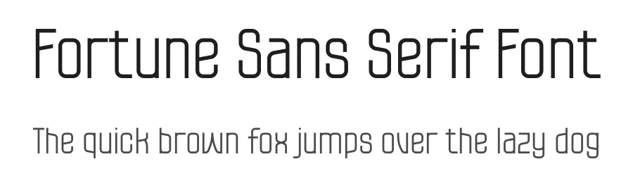 Fortune Sans Serif Font by Pinisiart — Sans Serif Font
