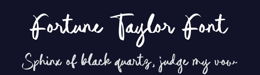 Fortune Taylor Font by Timur type — Script Handwritten Font — thumbnail 2