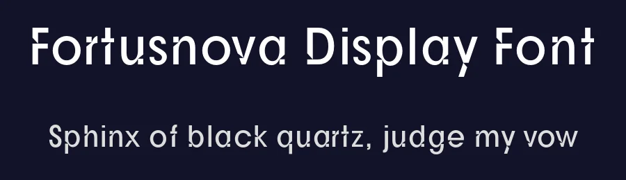 Fortusnova Display Font by Creatifontstudios — Decorative Font — thumbnail 2