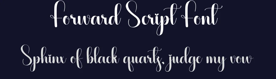 Forward Script Font by creativeletter — Script Handwritten Font — thumbnail 2